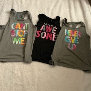 Danskin Now Girls' Graphic Tank Size L *SET OF 3*